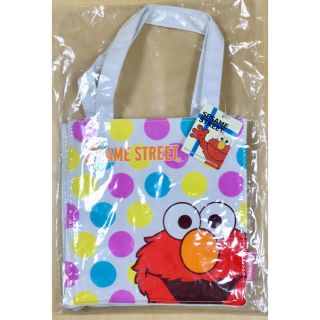 セサミストリート(SESAME STREET)のセサミストリート☆新品☆手さげバッグ☆スクエアバッグ☆エルモ(キャラクターグッズ)