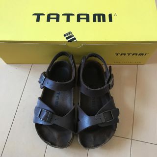 ビルケンシュトック(BIRKENSTOCK)のBIRKENSTOCK 16cm TATAMI 水遊び サンダル スナップ留め(サンダル)