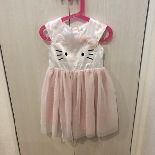 エイチアンドエム(H&M)のH&M ♡キティちゃん チュールワンピース105♡未使用(ワンピース)