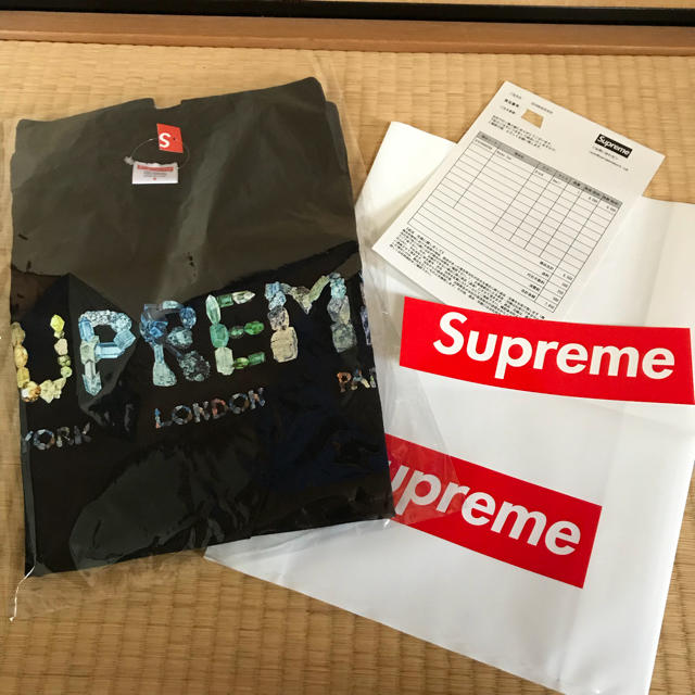 新品 Supreme Rocks Tee Tシャツ S black 黒-