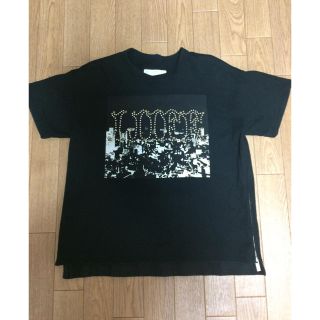 sacai サカイ  ライフ LIFE Tシャツ ブラック スタッズ