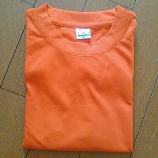 【wundou】ドライTシャツ　オレンジXL(Tシャツ/カットソー(半袖/袖なし))