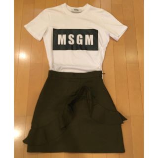 エムエスジイエム(MSGM)のMSGMフリルスカート(ひざ丈スカート)