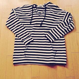 フォーエバートゥエンティーワン(FOREVER 21)のForever21ボーダーパーカー(パーカー)