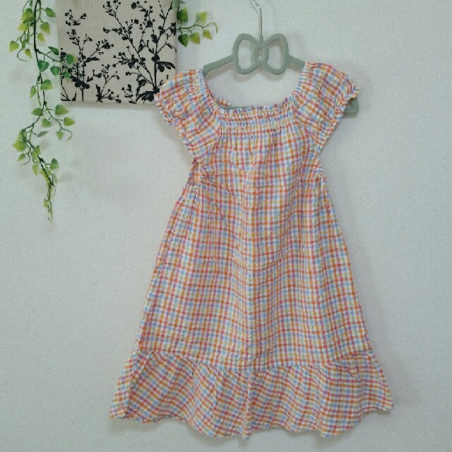 西松屋(ニシマツヤ)の夏 ワンピース size130 キッズ/ベビー/マタニティのキッズ服女の子用(90cm~)(ワンピース)の商品写真