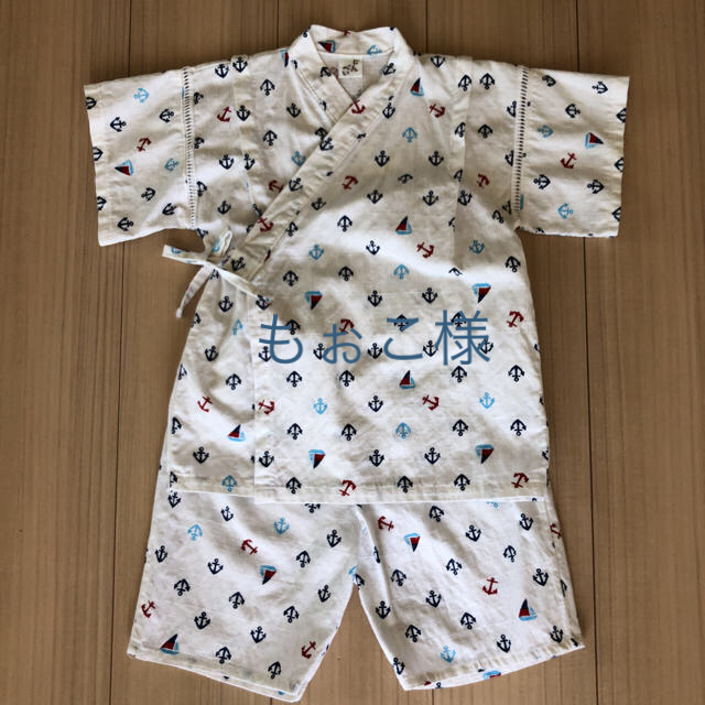 甚平 110cm キッズ/ベビー/マタニティのキッズ服男の子用(90cm~)(甚平/浴衣)の商品写真