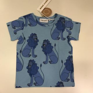 コドモビームス(こどもビームス)のミニロディーニ 子供 Tシャツ ライオン ブル92-98 (Tシャツ/カットソー)