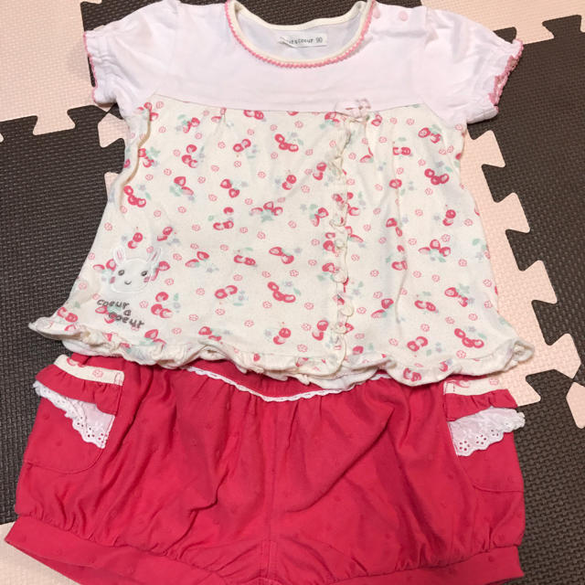 coeur a coeur(クーラクール)のクーラクール♡半袖トップス キッズ/ベビー/マタニティのキッズ服女の子用(90cm~)(Tシャツ/カットソー)の商品写真