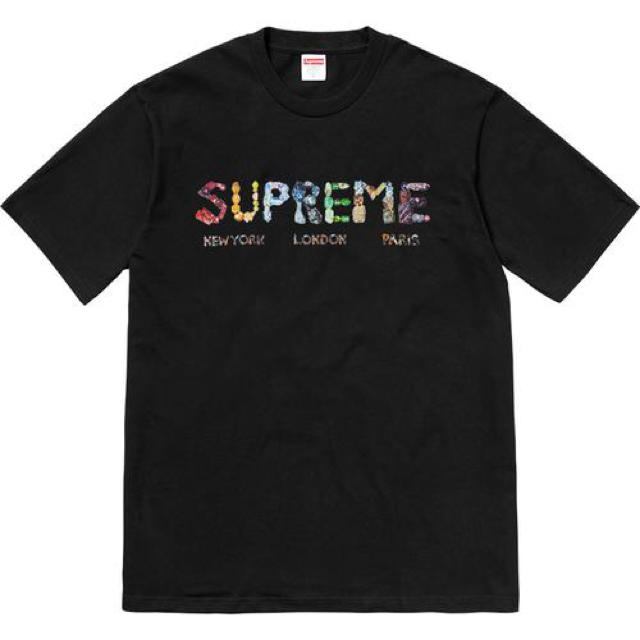 【サイズM】Supreme Rocks TEE Medium Black 新品