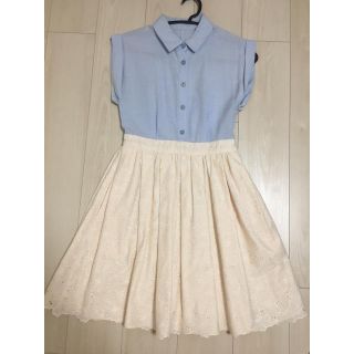 ジルバイジルスチュアート(JILL by JILLSTUART)の【専用出品】JILL by JILL STUART ドッキングワンピース(ひざ丈ワンピース)