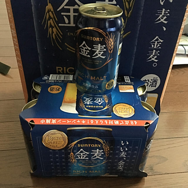 サントリー(サントリー)のサントリー 金麦 350ml 19本 Rich Malt 食品/飲料/酒の酒(ビール)の商品写真