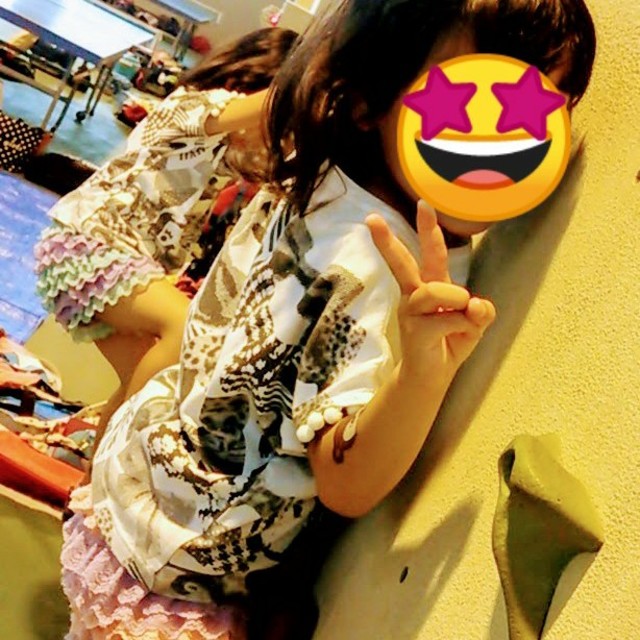 GrandGround(グラグラ)の☆vanavana＊リボンT☆110㌢ キッズ/ベビー/マタニティのキッズ服女の子用(90cm~)(Tシャツ/カットソー)の商品写真