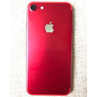 アップル(Apple)のhirokun様専用  iPhone7 128GB RED Softbank (スマートフォン本体)