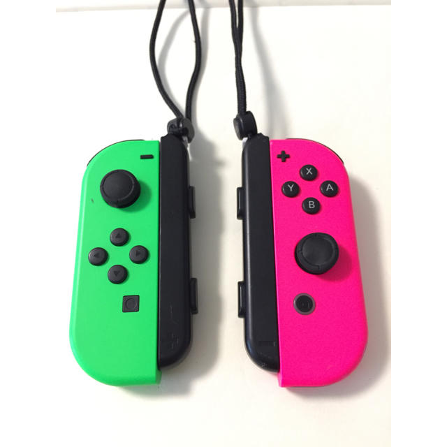 Nintendo Switch - ジョイコン ネオングリーン ネオンピンクの通販 by ひなみのショップ｜ニンテンドースイッチならラクマ