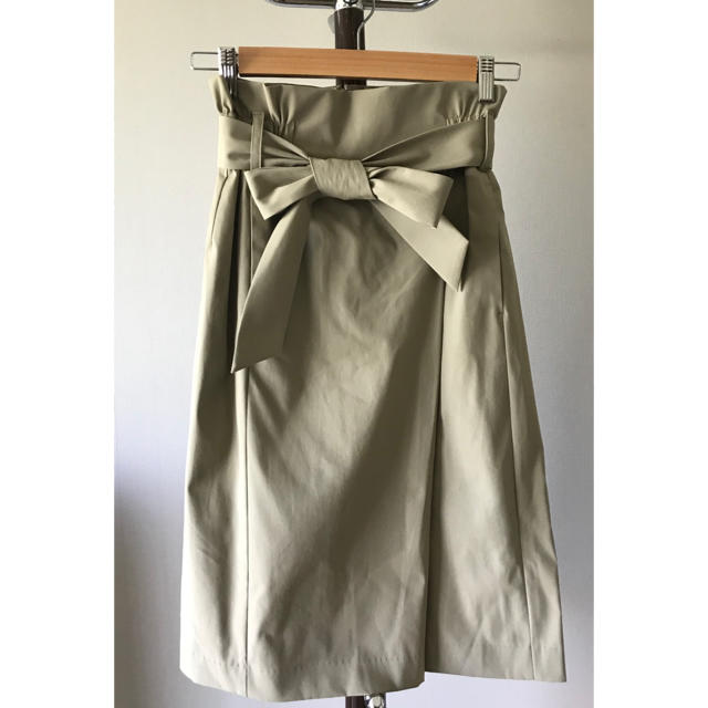BABYLONE(バビロン)のBABYLONE ウエストリボンスカート レディースのスカート(ひざ丈スカート)の商品写真