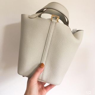 エルメス(Hermes)の【値下】エルメス ピコタン 18 pm ベトン ゴールド金具(ハンドバッグ)