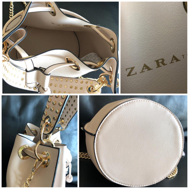 ZARA(ザラ)のZARA ザラ バケツ型 ショルダー トート バッグ レディースのバッグ(ショルダーバッグ)の商品写真