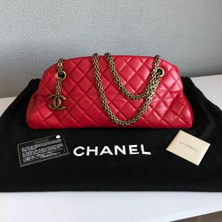 シャネル(CHANEL)の美品☆シャネル マドモワゼル ボーリングチェーンバッグ(ショルダーバッグ)