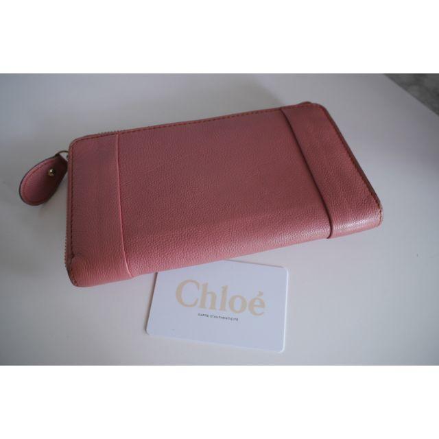Chloe(クロエ)の【Chloe】クロエ　エルシー　長財布　ピンク レディースのファッション小物(財布)の商品写真