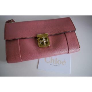 クロエ(Chloe)の【Chloe】クロエ　エルシー　長財布　ピンク(財布)