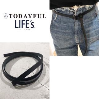 トゥデイフル(TODAYFUL)のtodayful レザーベルト トゥデイフル(ベルト)