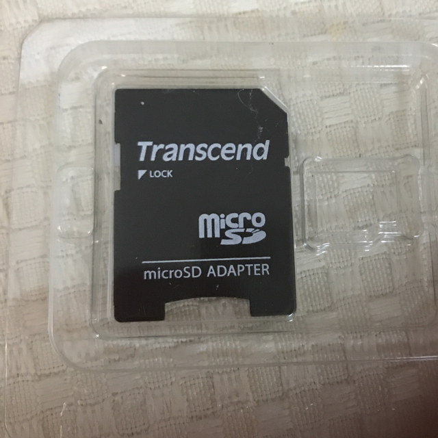 Transcend(トランセンド)のマイクロSDカードアダプター スマホ/家電/カメラのPC/タブレット(PC周辺機器)の商品写真