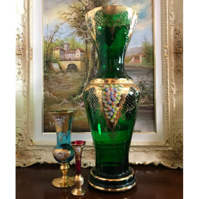 未使用 ベネチアングラス 高さ56cmの特大花瓶 | フリマアプリ ラクマ