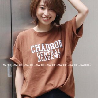 アングリッド(Ungrid)のungrid【新品タグ付】CHADRONビッグTee★TODAYFUL(Tシャツ(半袖/袖なし))