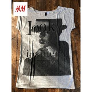 エイチアンドエム(H&M)のH&M ロングTシャツ(Tシャツ(半袖/袖なし))
