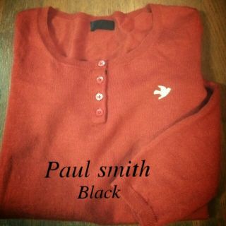 ポールスミス(Paul Smith)のポール・スミス ブラックニットトップス(ニット/セーター)