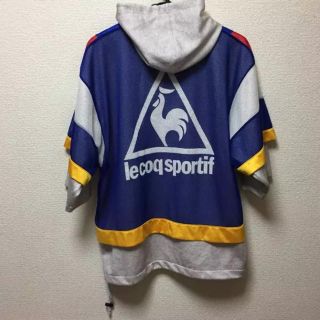 ルコックスポルティフ(le coq sportif)の90s ルコック le coq sportif 七分袖 パーカー メッシュ (パーカー)