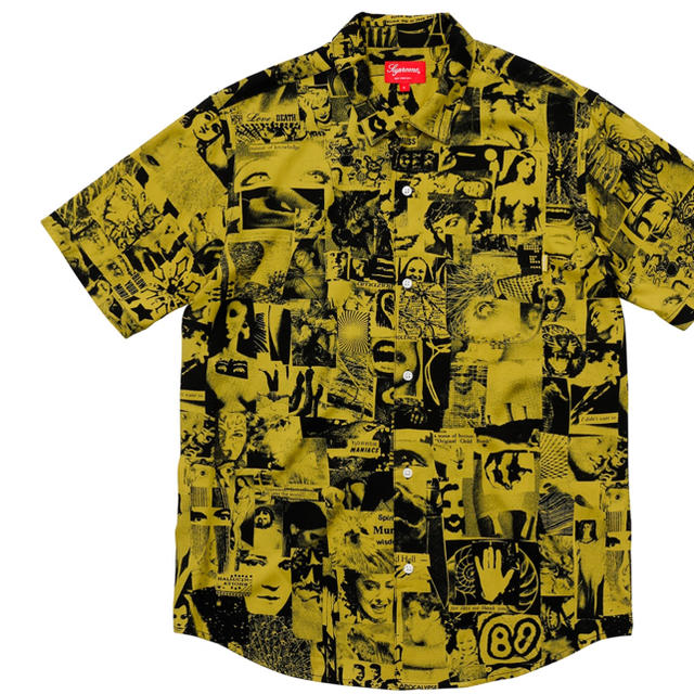 Supreme - Supreme Vibrations Rayon Shirt Yellow 半袖の通販 by maa ...