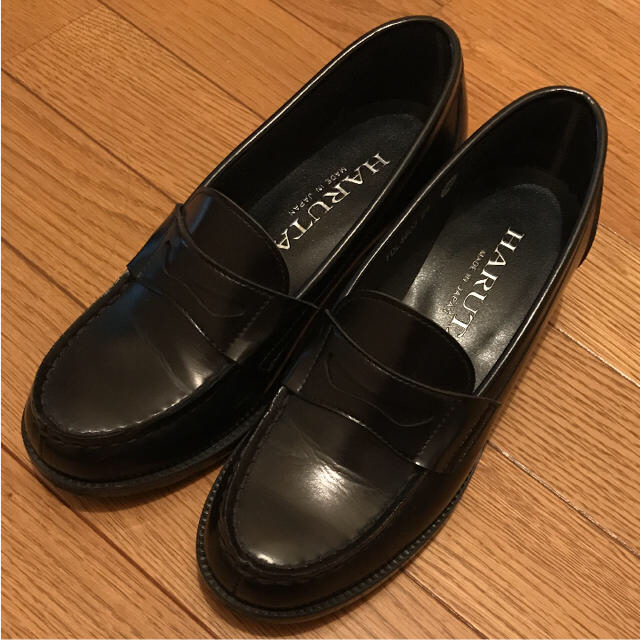 HARUTA(ハルタ)のsarina様専用 HARUTA 学生用 合皮 ローファー 黒 24cm EEE レディースの靴/シューズ(ローファー/革靴)の商品写真