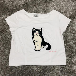 ダズリン(dazzlin)のダズリン 猫刺繍Tシャツ(Tシャツ(半袖/袖なし))