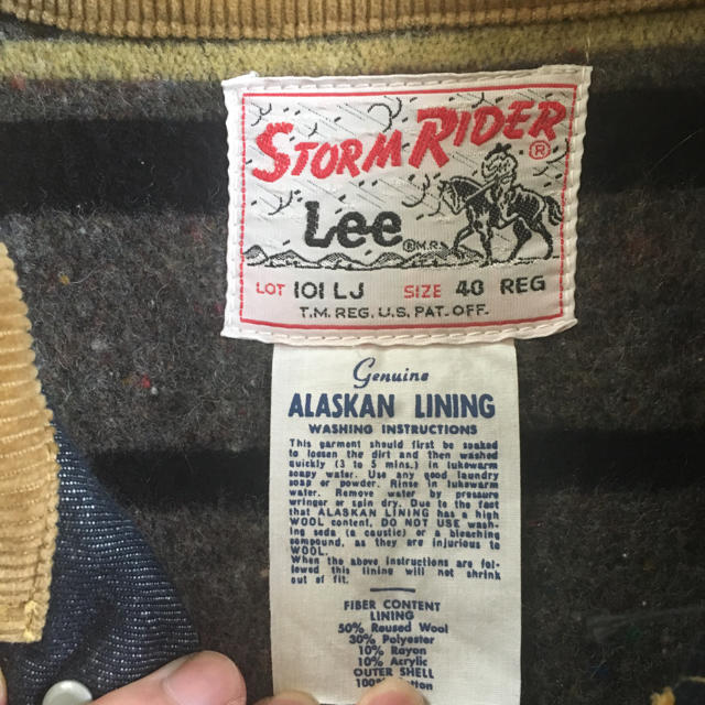 Lee(リー)のLee Gジャン  ストームライダー メンズのジャケット/アウター(Gジャン/デニムジャケット)の商品写真