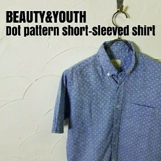 ビューティアンドユースユナイテッドアローズ(BEAUTY&YOUTH UNITED ARROWS)のBEAUTY＆YOUTH/ビューティアンドユース 半袖ドット柄プリントTシャツ(シャツ)