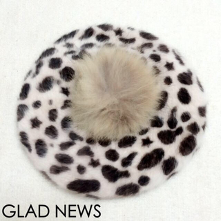 グラッドニュース(GLAD NEWS)のGLAD NEWS♡ファーベレー帽(ハンチング/ベレー帽)