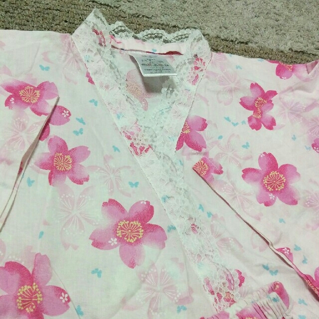 甚平　130cm キッズ/ベビー/マタニティのキッズ服女の子用(90cm~)(甚平/浴衣)の商品写真