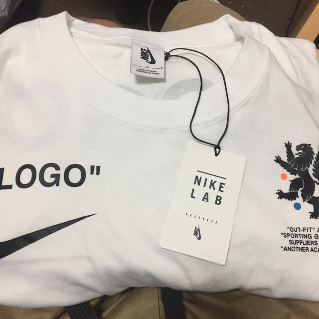 Nike off white soccer Collection オフホワイト Tシャツ/カットソー(半袖/袖なし)