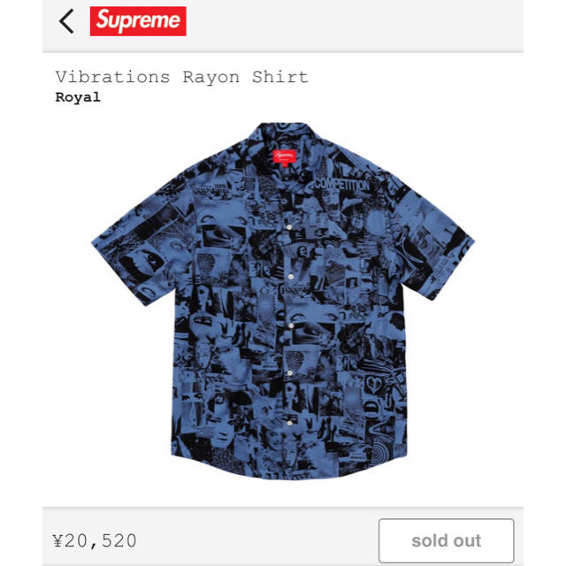 Supreme Rayon シャツ Blue Size : S