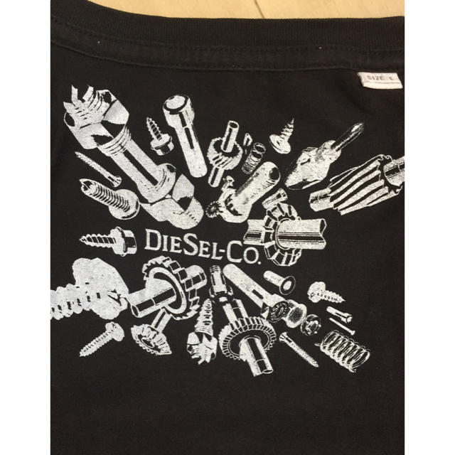 DIESEL(ディーゼル)の DIESEL  BLACK TEE SIZE L  メンズのトップス(Tシャツ/カットソー(半袖/袖なし))の商品写真