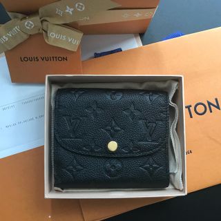 ルイヴィトン(LOUIS VUITTON)の新品 本物 ルイヴィトン アンプラント アリアンヌ ノワール 巻き財布 再出品(財布)