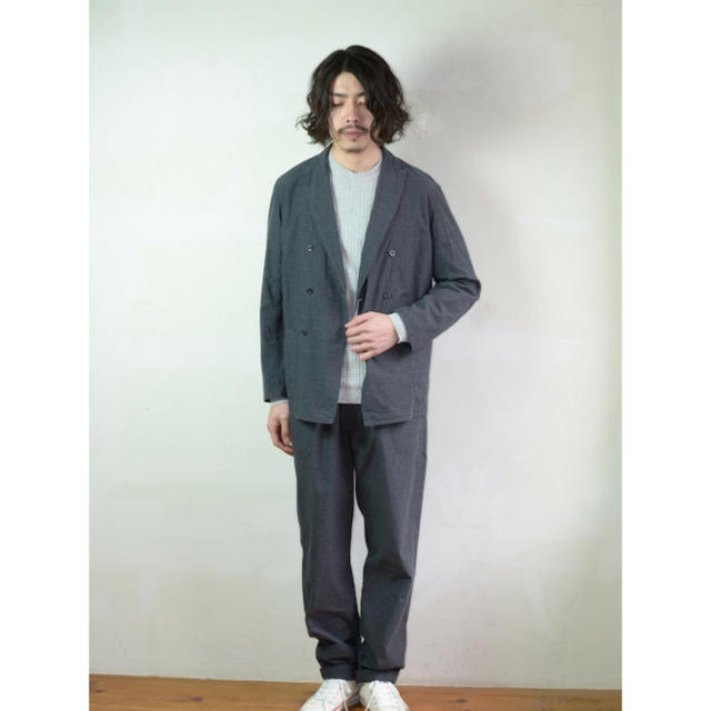 COMOLI(コモリ)のCOMOLI 15ss タイプライタージャケット ダブル size1 メンズのジャケット/アウター(テーラードジャケット)の商品写真