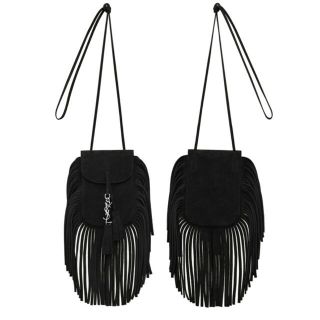 サンローラン saint laurent フリンジフラットバッグ【新品未使用】