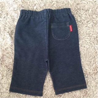 ミキハウス(mikihouse)の美品/ミキハウス/シンプル 無地スパッツ/紺/F（70～80センチ）(パンツ)