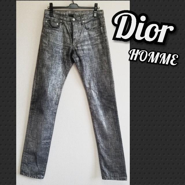 Dior Homme ディオールオム シルバーコーティングデニム | フリマアプリ ラクマ