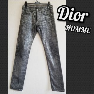 Dior Homme ディオールオム シルバーコーティングデニム