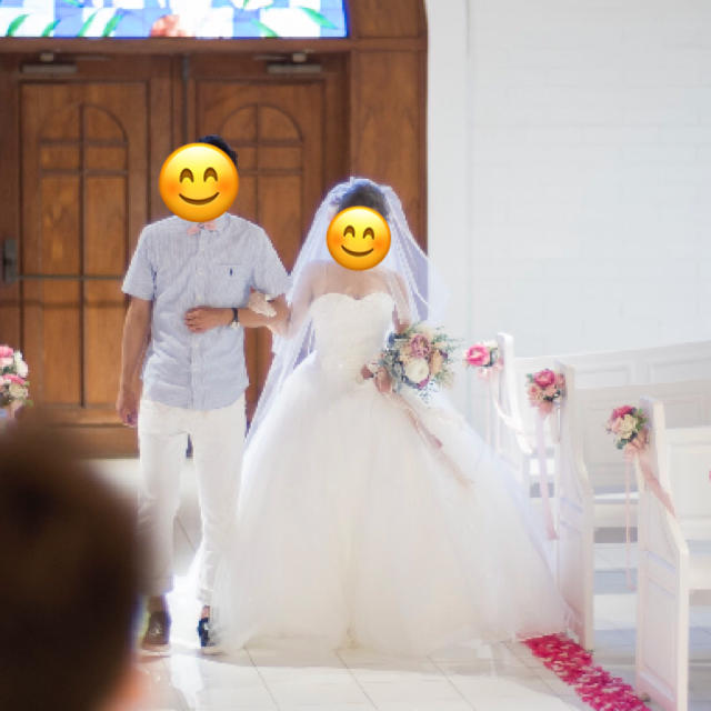 レディース yns wedding ウェディング ドレス パニエ、バックリボン