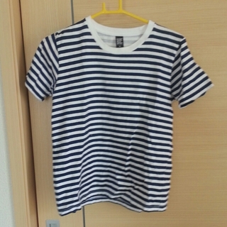 グラニフ(Design Tshirts Store graniph)のブルーボーダーTシャツ(Tシャツ(半袖/袖なし))
