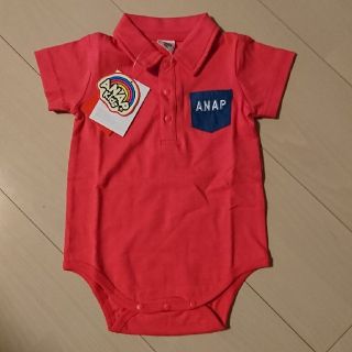 アナップキッズ(ANAP Kids)の売却済み！！新品未使用品    ANAP kids 80   半袖ロンパース(ロンパース)